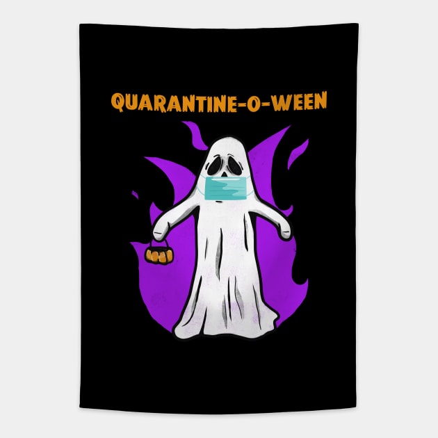 Quarantine-o-ween Halloween 2020 Tapestry by Live Together