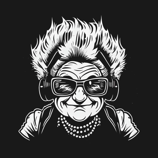 Punk Rock Granny by marcovhv