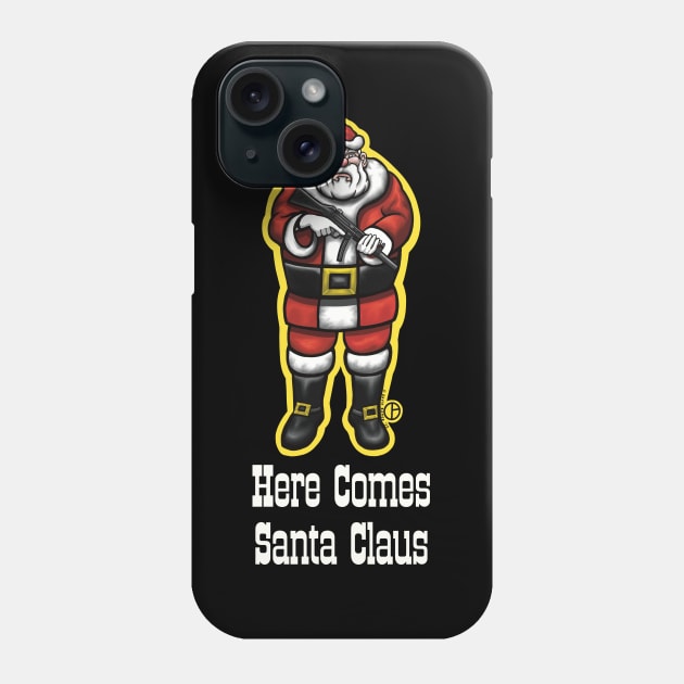 Santa Claus Phone Case by Art from the Blue Room