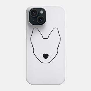 SHepherd Dog Outline Phone Case