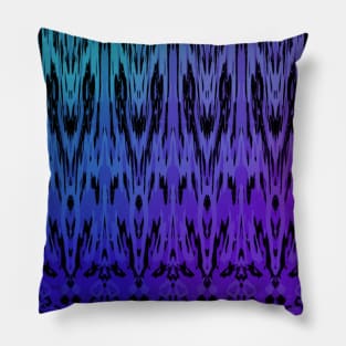 Ombre Batik Fabric Purple Pillow