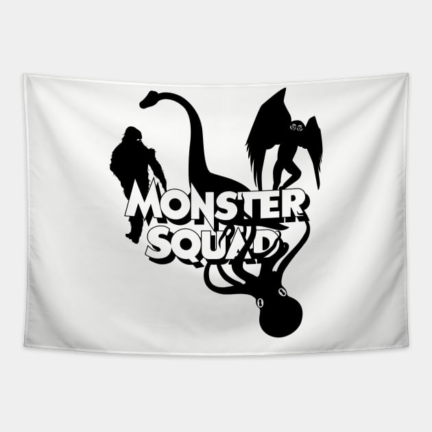 Cryptids Monster Squad Tapestry by ThePortalist