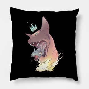 Sphynx Cat Dark Surrealism  Art Pillow