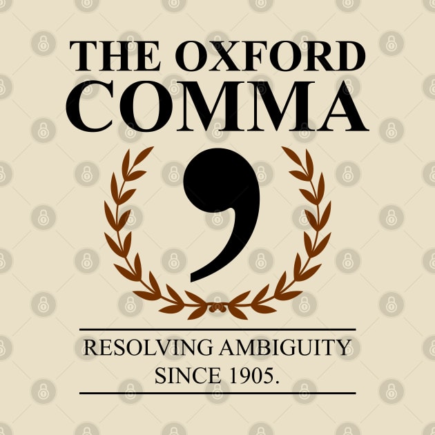The Oxford Comma English Teacher Grammar Police by swissles
