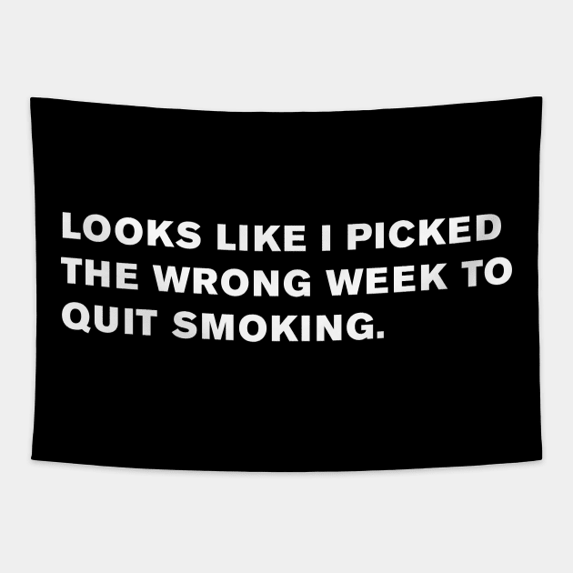 Airplane! Smoking Quote Tapestry by WeirdStuff