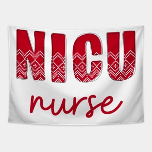 Christmas NICU nurse shirt Tapestry