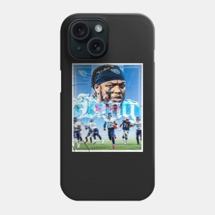 Derrick Henry Tennessee Sports Art Phone Case