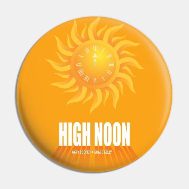 High Noon - Alternative Movie Poster Pin by MoviePosterBoy