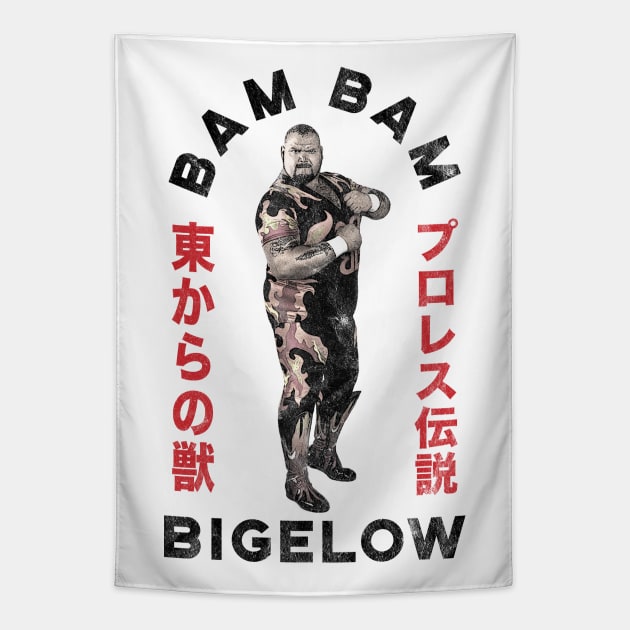 Bam Bam Japan Portrait Tapestry by Mark Out Market