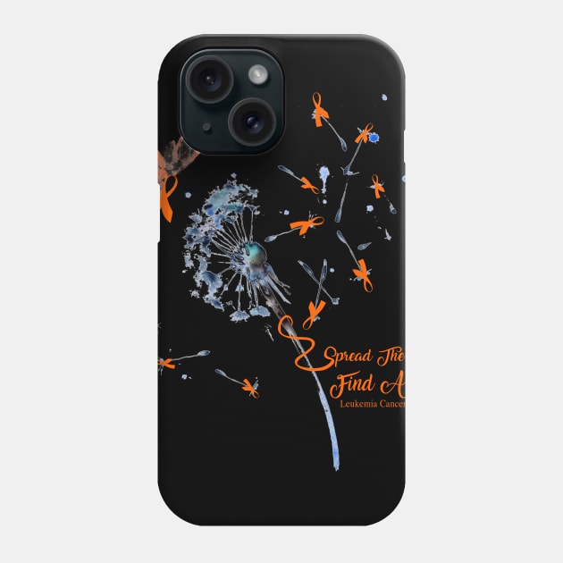 Spread The Hope Leukemia Cancer Awareness Phone Case by Bensonn