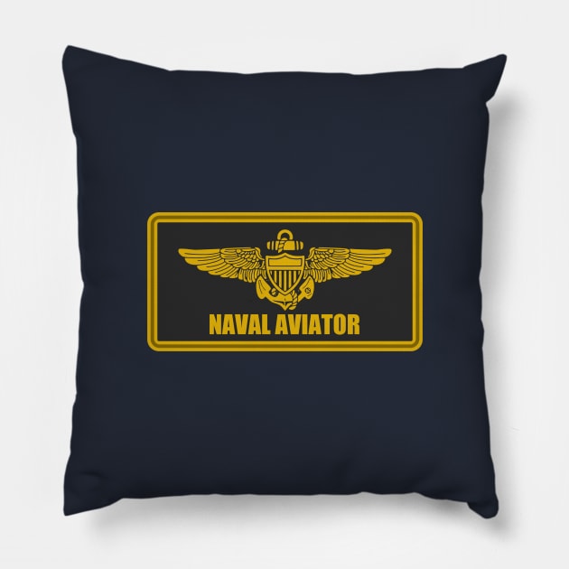 Naval Aviator Wings Pillow by TCP