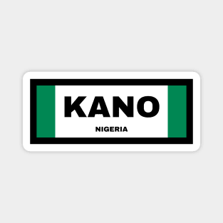 Kano City in Nigerian Flag Magnet