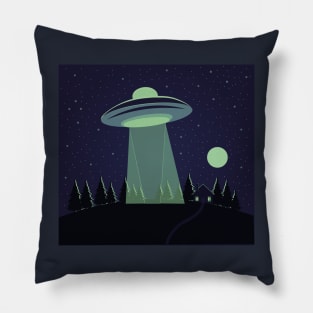 UFO unidentified flying object Pillow