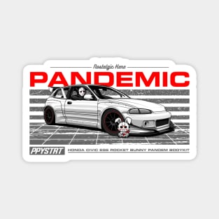 EG6 PANDEMIC - PAPAYA STREETART Magnet