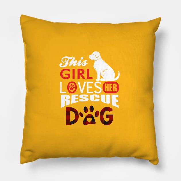 This girl loves her rescue dog Pillow by Nandou