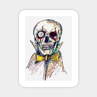 Stylish skull Magnet