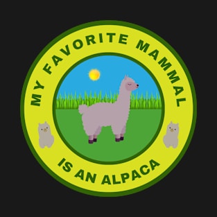 My favorite mammal is an Alpaca T-Shirt