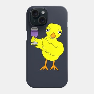 Wine Glass Chick Phone Case