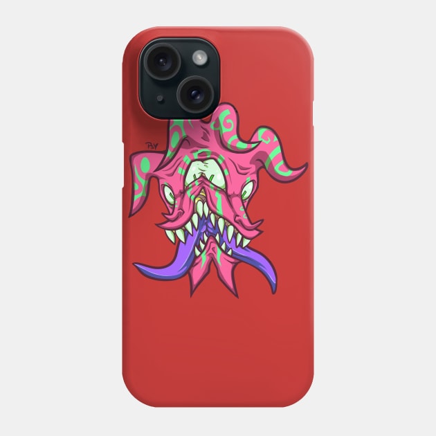 Fear-Pink Phone Case by Psychonautic