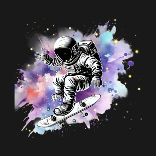 Skateboard Nebula T-Shirt