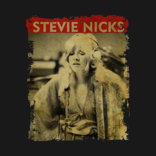TEXTURE ART-Stevie Nicks - RETRO STYLE T-Shirt