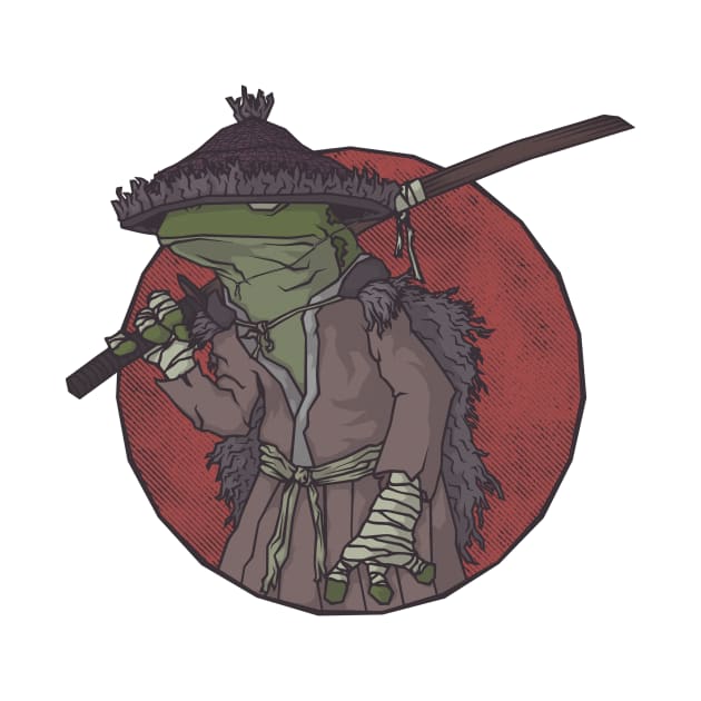 Samurai Ronin Frog by MythoCulture