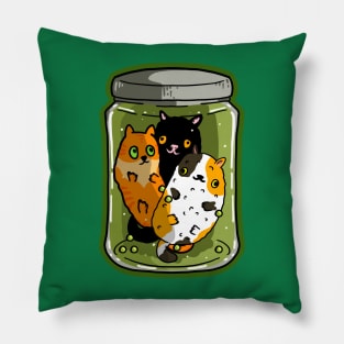 Pickled Cats Pillow