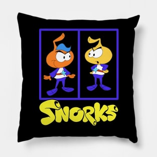 Snorkland Wonders Relive the Colorful World and Memorable Interactions of the Snorks Film on a Tee Pillow