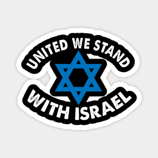 United We Stand With Israel Magnet