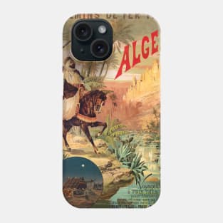 Algerie Vintage Railroad Poster 1891 Phone Case