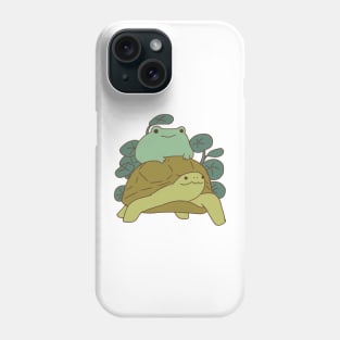 Cute turtle  and Frog Phone Case