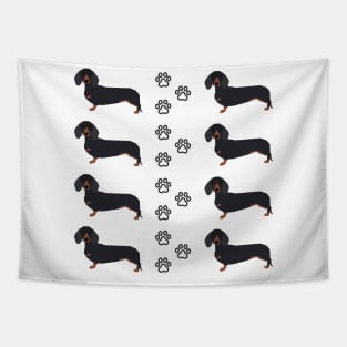 Dachshund dog breed cute pattern Tapestry