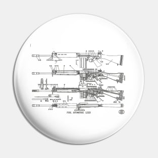 FN Herstal FAL Rifle Diagram (black) Pin