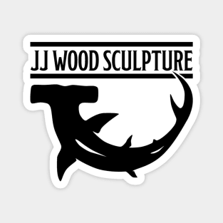 JJ Wood Sculpture Logo Magnet