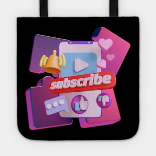 Social Media Influencer Subscribe Tote