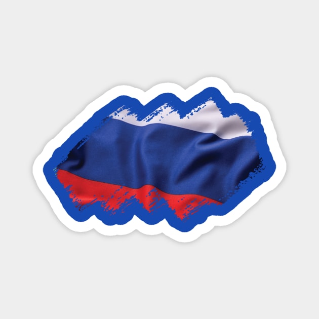 Russian Flag Magnet by Teemperor