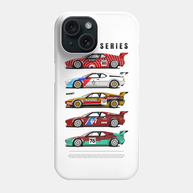 M1 PROCAR LEGENDS Phone Case by shketdesign