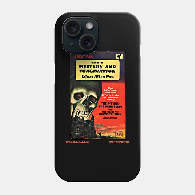 TALES OF MYSTERY & IMAGINATION by Edgar Allan Poe Phone Case by Rot In Hell Club