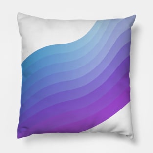 Minimal Ocean sea geometric abstract Pillow