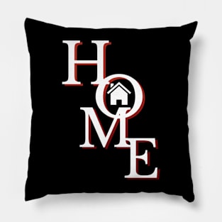 Home (Red) Pillow