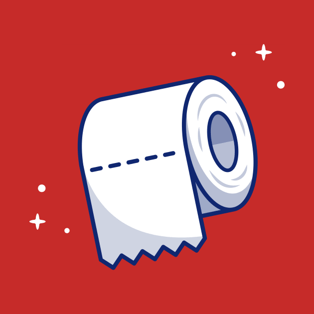 Toilet Tissue Paper Roll Cartoon by Catalyst Labs