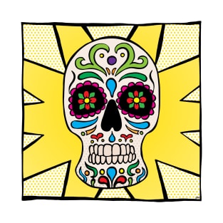 Sugar Skull - Yellow T-Shirt