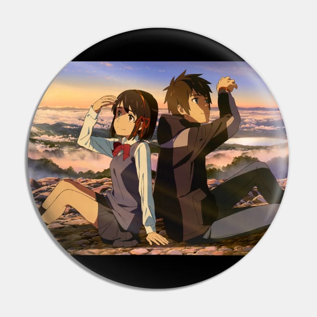 Your Name | Mitsuha and Taki Pin by AceLightning