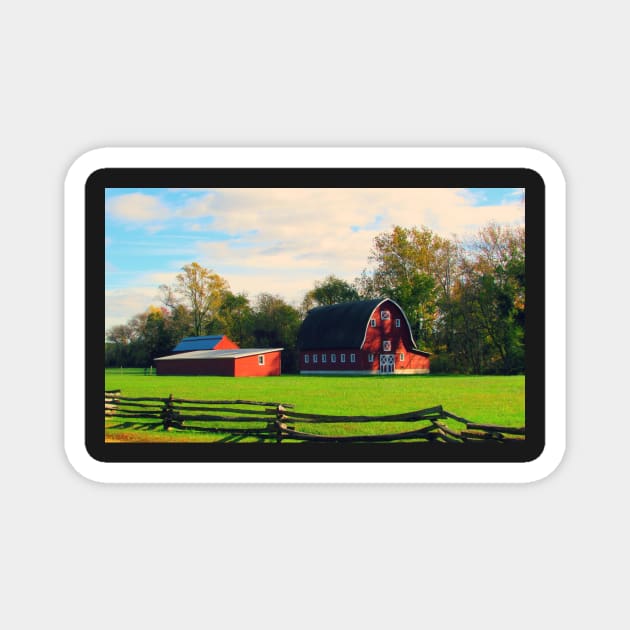 Southern Maryland Barn Charm Magnet by ToniaDelozier