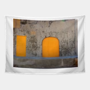 Yellow Doors Tapestry