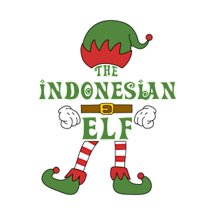 The Indonesian Elf Christmas Family Matching Outfits Group Attire T-Shirt