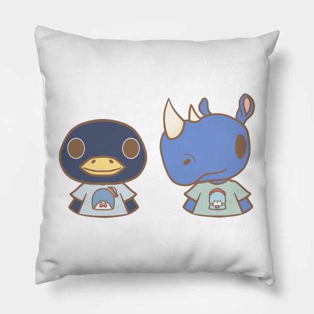 Ocean Friends Pillow by littlemoondance