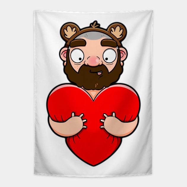 Bear Hug Tapestry by LoveBurty