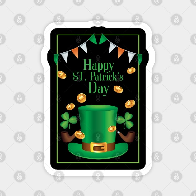 Happy St Patricks Day Magnet by trendybestgift