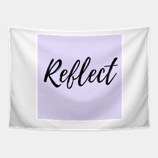 Reflect - Purple Background Tapestry